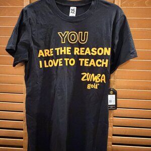 ZUMBA GOLD INSTRUCTOR TEE in BOLD BLACK - NWT - size XS/Small